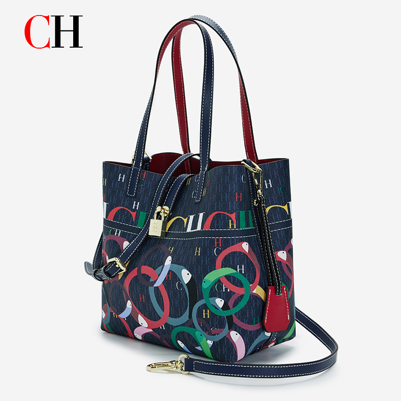 Women Bags Medium Size - CH Women Large Capacity Printed Tote
