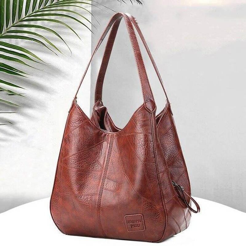 Women'S Vegan Bags - Large Capacity Vintage Leather Tote Spacious