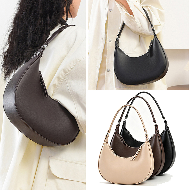 Trendy Crescent Bag For Women, - Half Moon Crescent 评论和价格