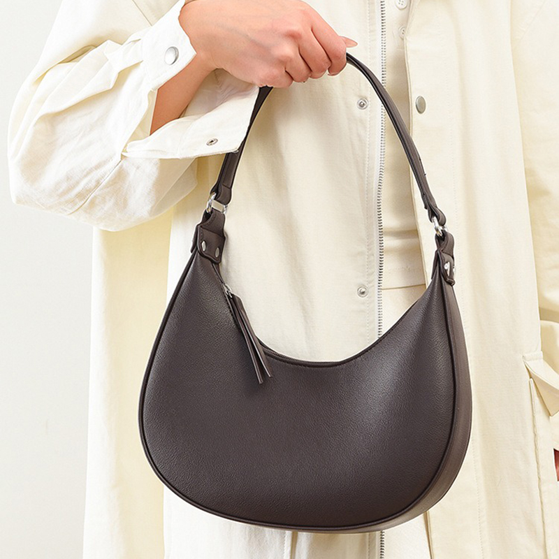 Trendy Crescent Bag For Women, - Half Moon Crescent 评论和价格