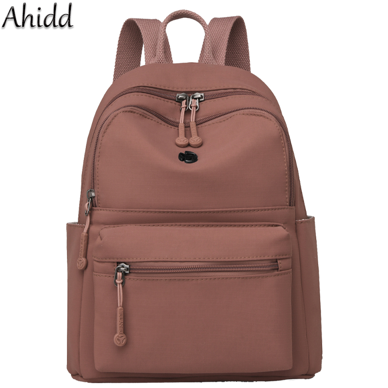 Casual Multi Pockets Backpacks - Women Bags Medium Size 评论和价格