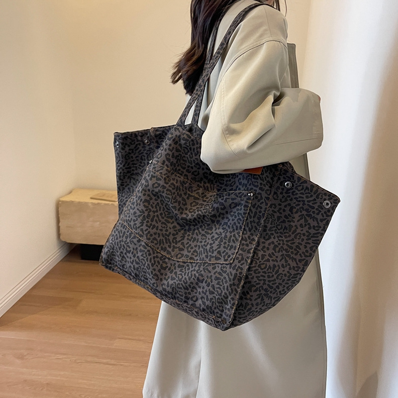 Leopard Pattern Tote Bag Vinta - Women'S Vegan Bags 评论和价格