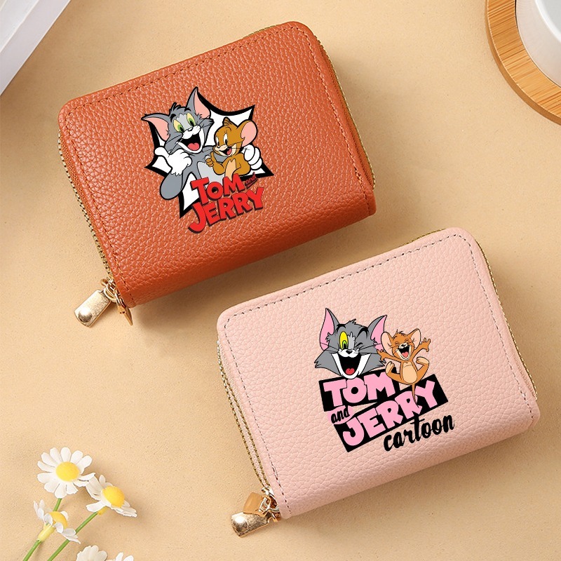 Tom and Jerry Cute Card Holder - Women Bags Medium Size 评论和价格