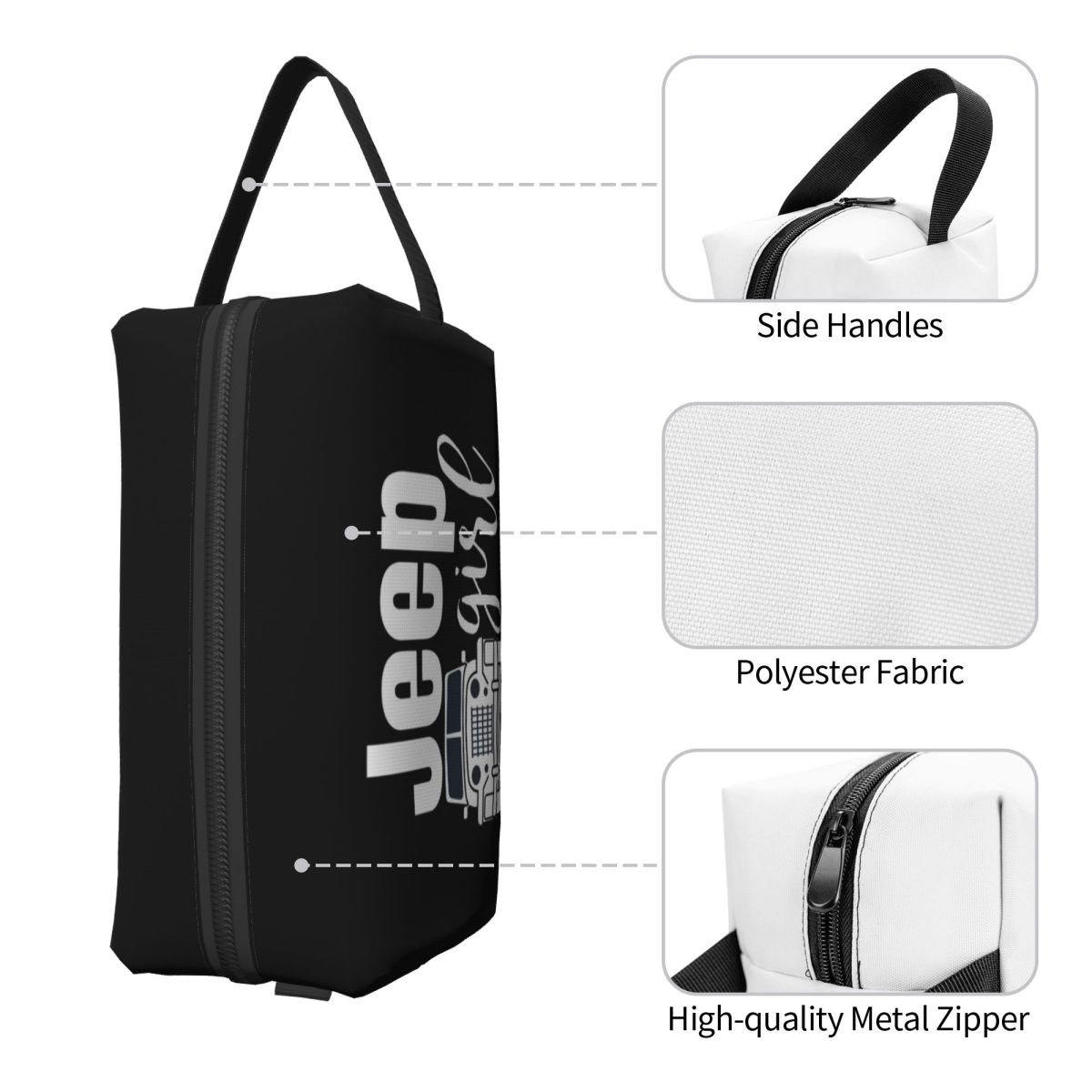 Jeep Girl Makeup Bag Cosmetic  - Women'S Jeep Bags 评论和价格