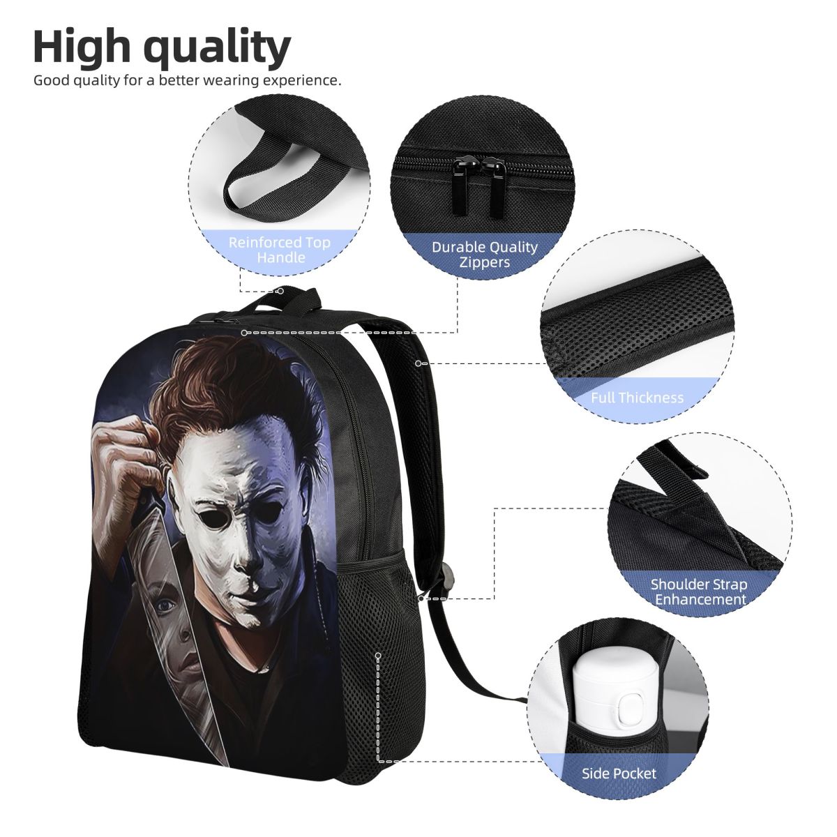 Michael Myers Backpack Daypack - Women Bags Myer 评论和价格