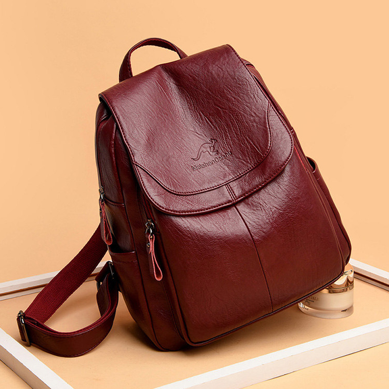 Vintage Soft Leather Backpack  - Mini Backpack Women 评论和价格