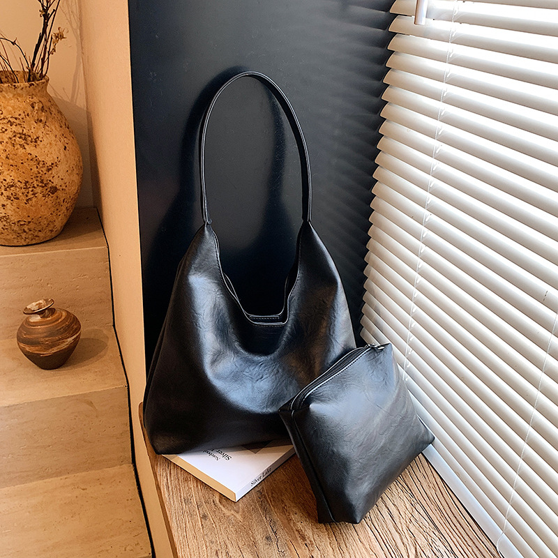 Retro Simple Large Women Tote  - Women'S Vegan Bags 评论和价格