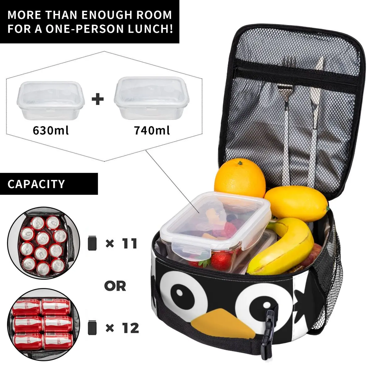 Cute Vector Penguin Insulated  - Women Bags Vector 评论和价格