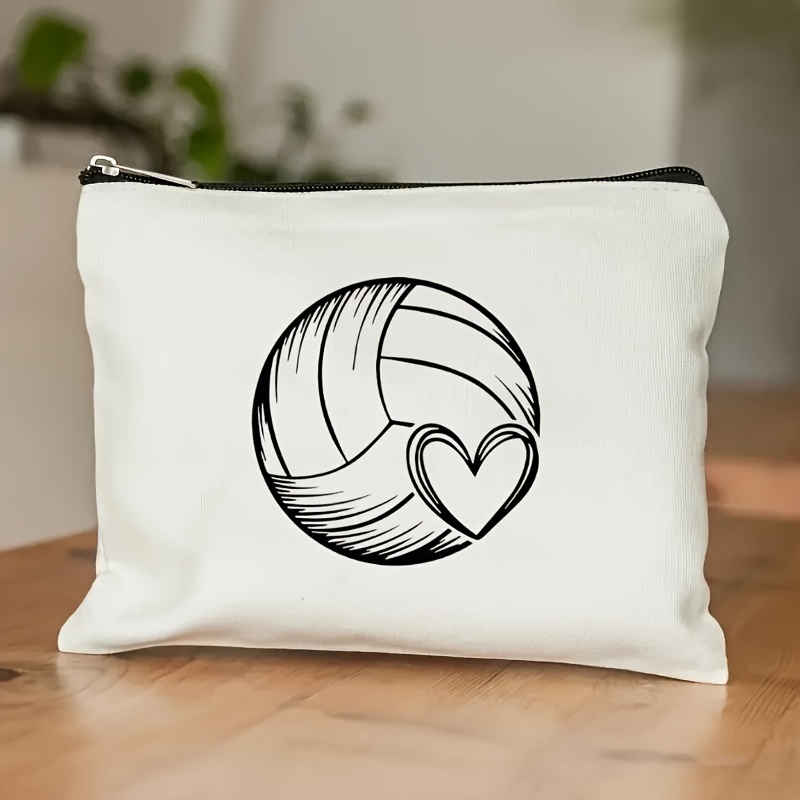 A Volleyball themed makeup bag - Women Bags In Amazon 评论和价格