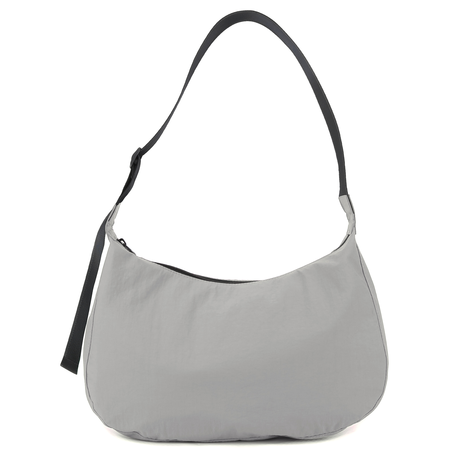 Women Nylon Shoulder Bag Zippe - Half Moon Crescent 评论和价格