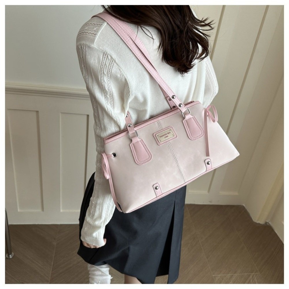 Versatile Faux Leather Tote Ba - Women Bags Zip 评论和价格