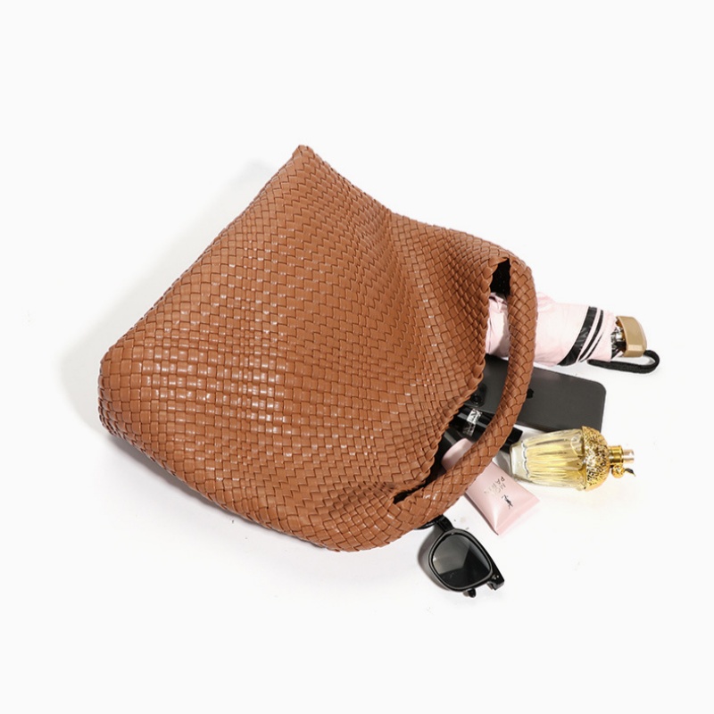 Women Woven Vegan Leather Tote - Women'S Vegan Bags 评论和价格