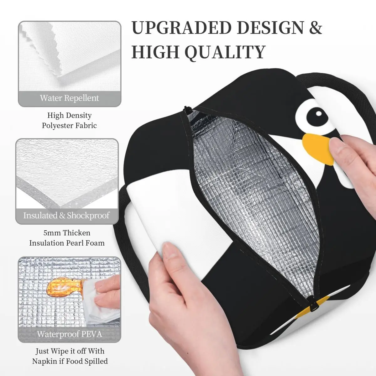 Cute Vector Penguin Insulated  - Women Bags Vector 评论和价格