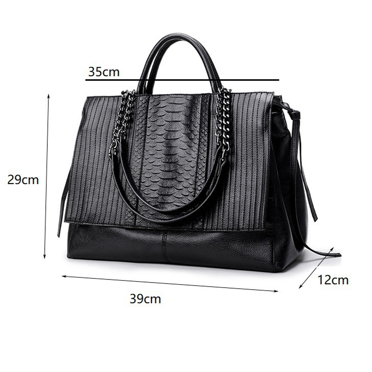 Elegant Tote Bag With Zipper,  - Women'S Vegan Bags 评论和价格
