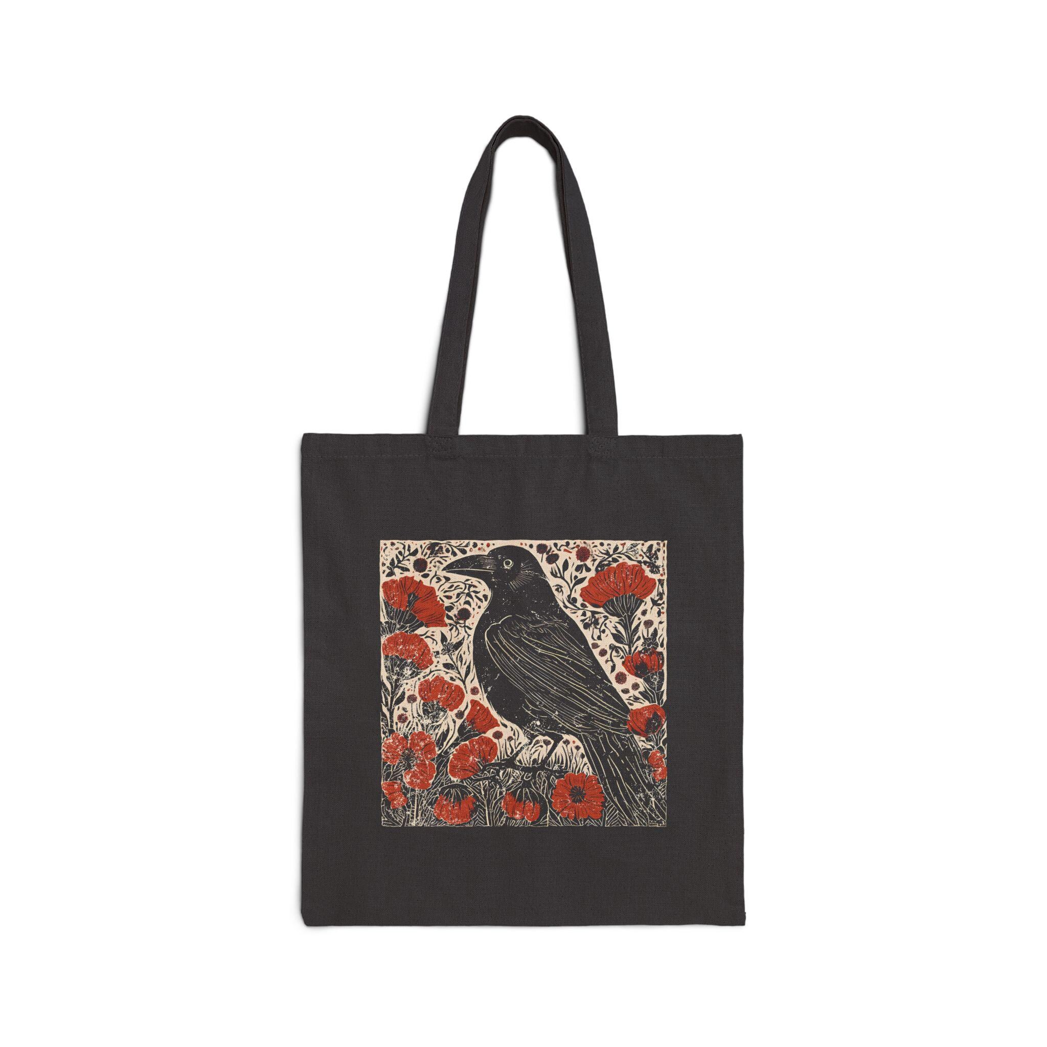 Whimsigoth Crow Canvas Tote Li - Women Bags Edgars 评论和价格