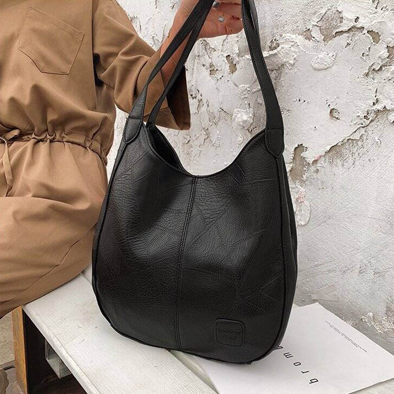 Large Capacity Vintage Leather - Women'S Vegan Bags 评论和价格