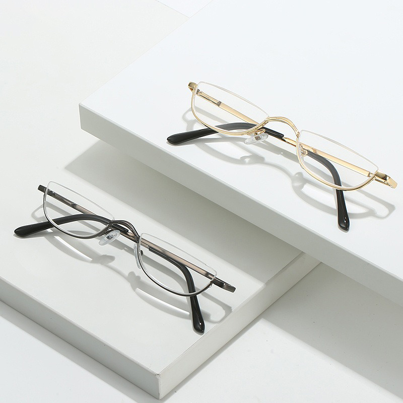 +1.00~+4.0 Unisex Reading Glas - Half Moon Crescent 评论和价格