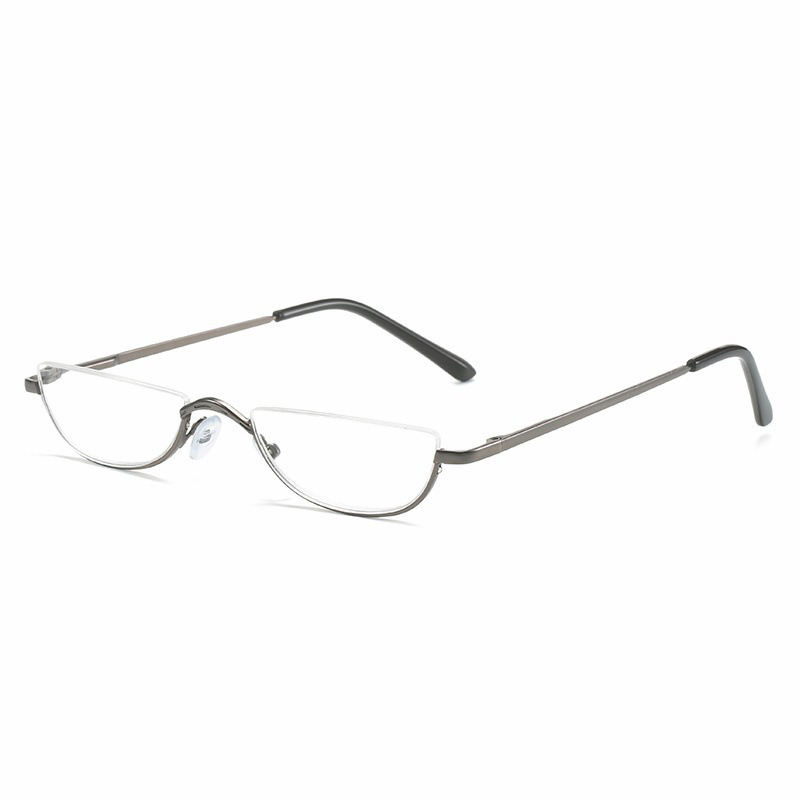 +1.00~+4.0 Unisex Reading Glas - Half Moon Crescent 评论和价格