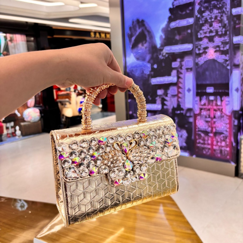 Luxury Glitter Crystal Rhinest - Women'S Vegan Bags 评论和价格