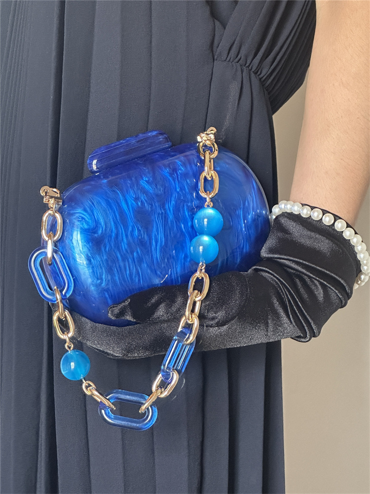 Luxury fashion Klein blue marb - Women'S Vegan Bags 评论和价格