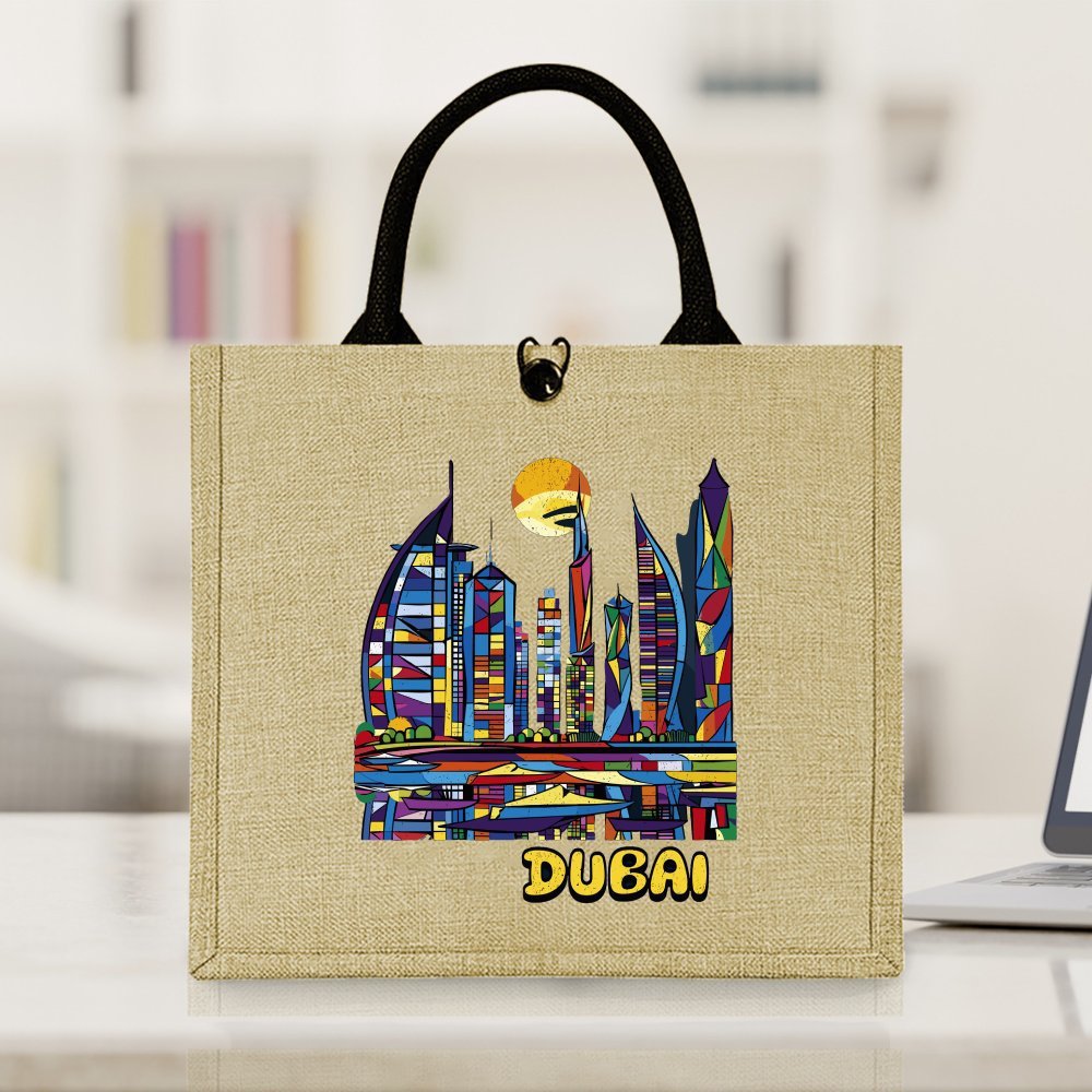 Hot Sale Skyline Printed Linen - Women Bags Uae 评论和价格