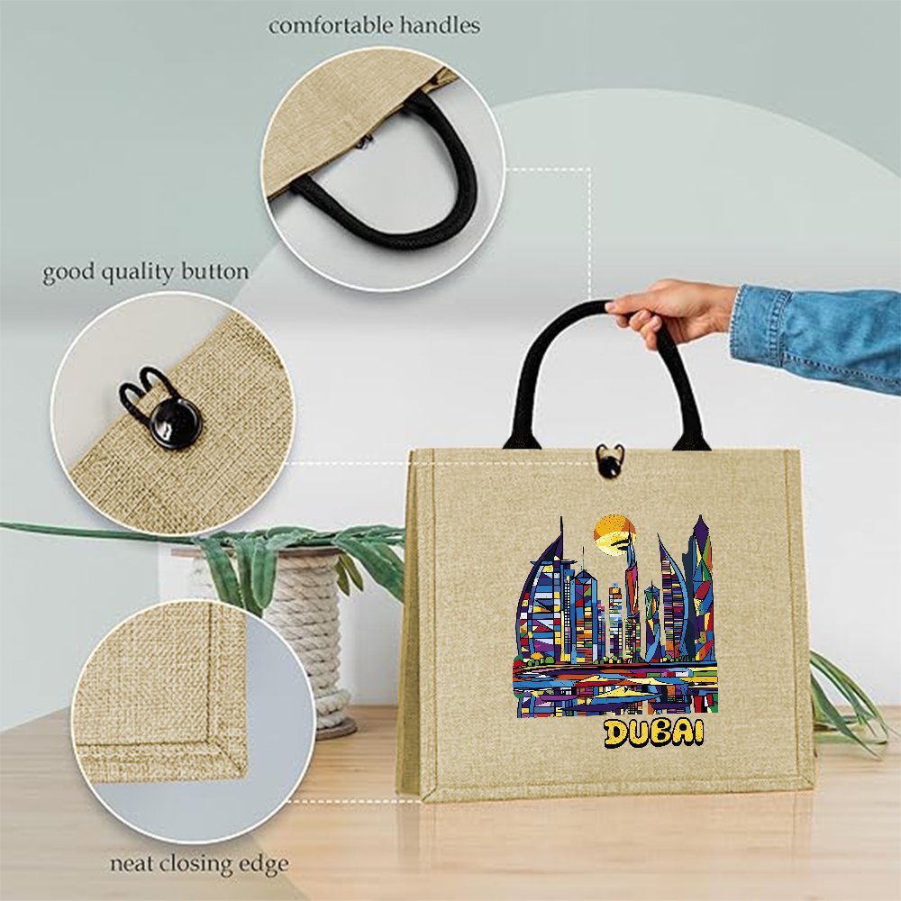 Hot Sale Skyline Printed Linen - Women Bags Uae 评论和价格