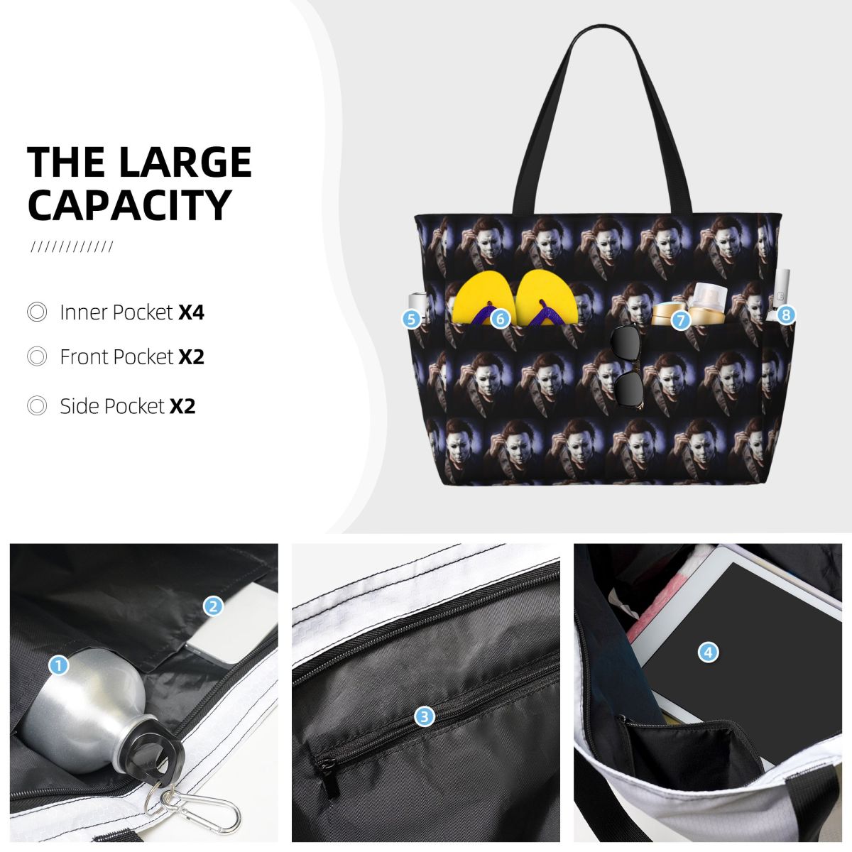 Michael Myers Beach Tote Bag S - Women Bags Myer 评论和价格