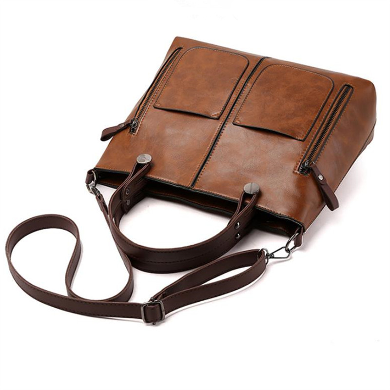 Retro Leather Handbag Shoulder - Women'S Vegan Bags 评论和价格