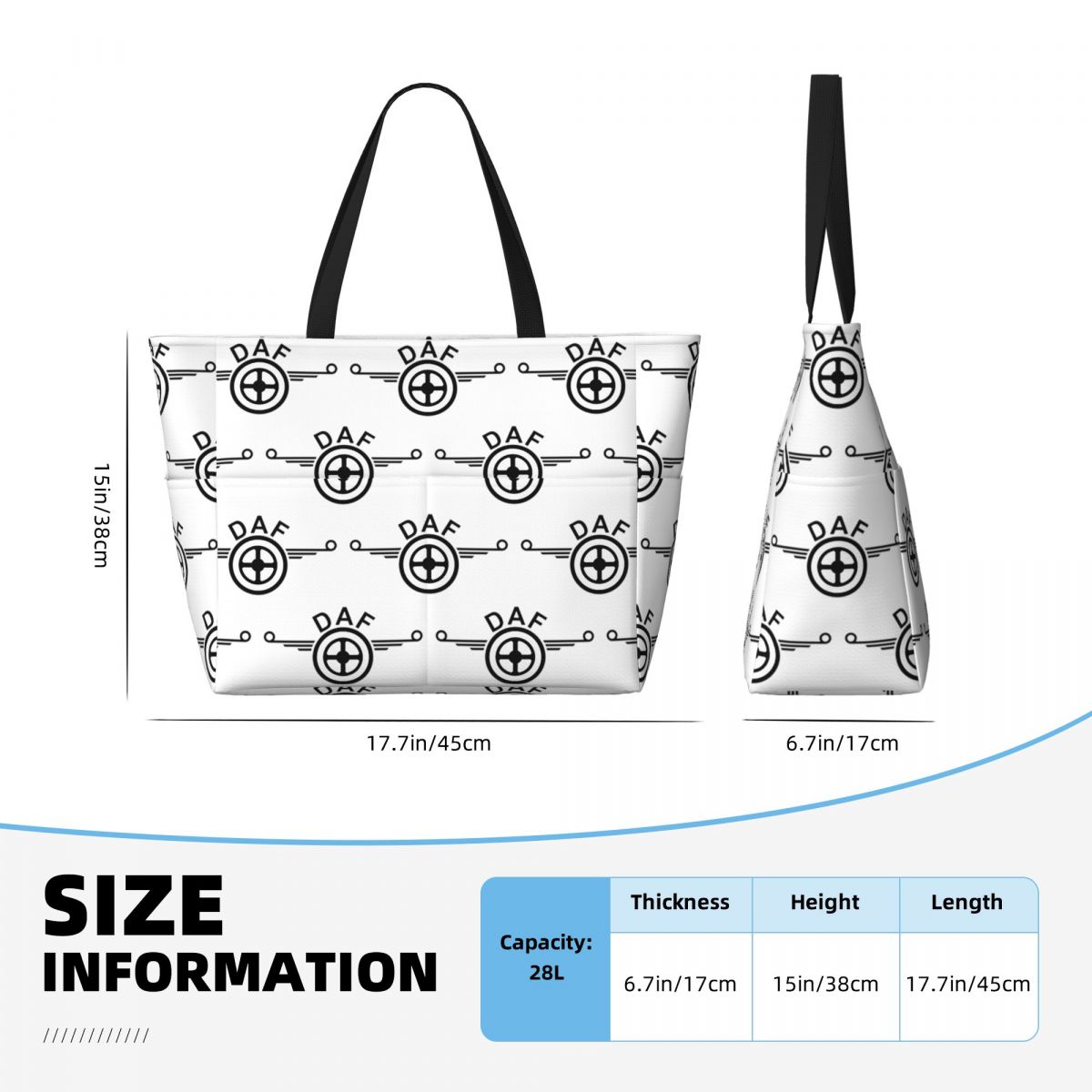 Daf Truck Logo Vector Design B - Women Bags Vector 评论和价格