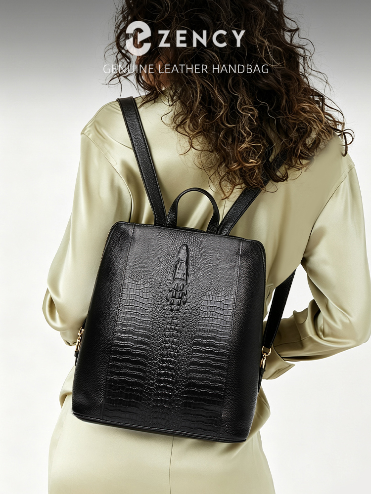 Zency Women's Crocodile Leathe - Mini Backpack Women 评论和价格