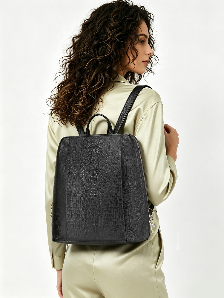 Zency Women's Crocodile Leathe - Mini Backpack Women 评论和价格