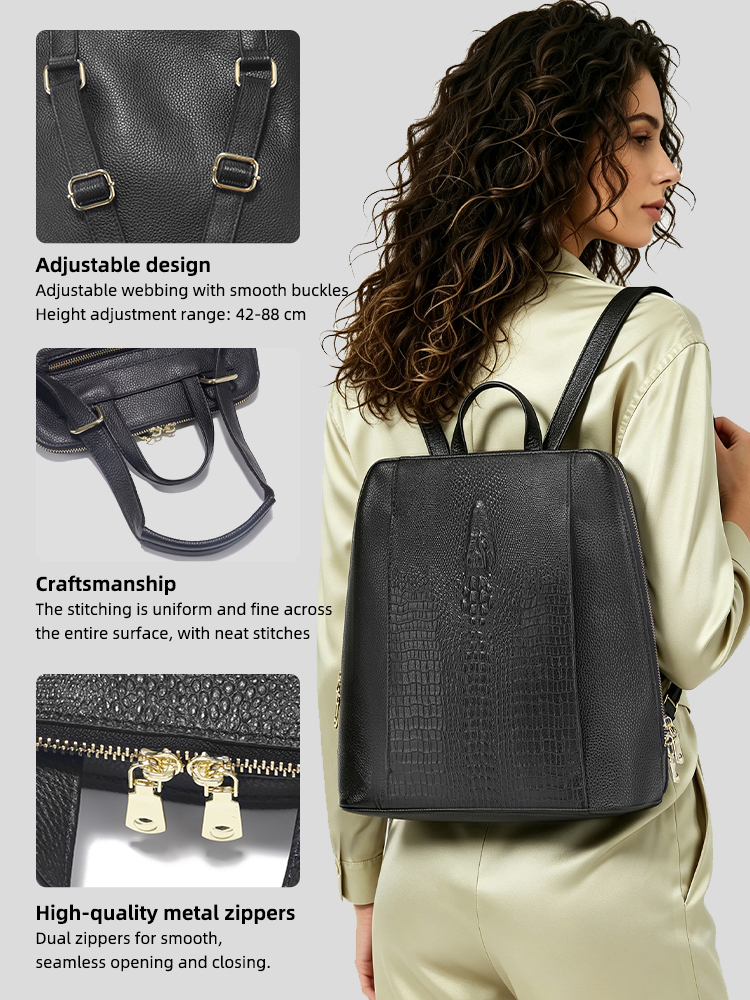 Zency Women's Crocodile Leathe - Mini Backpack Women 评论和价格